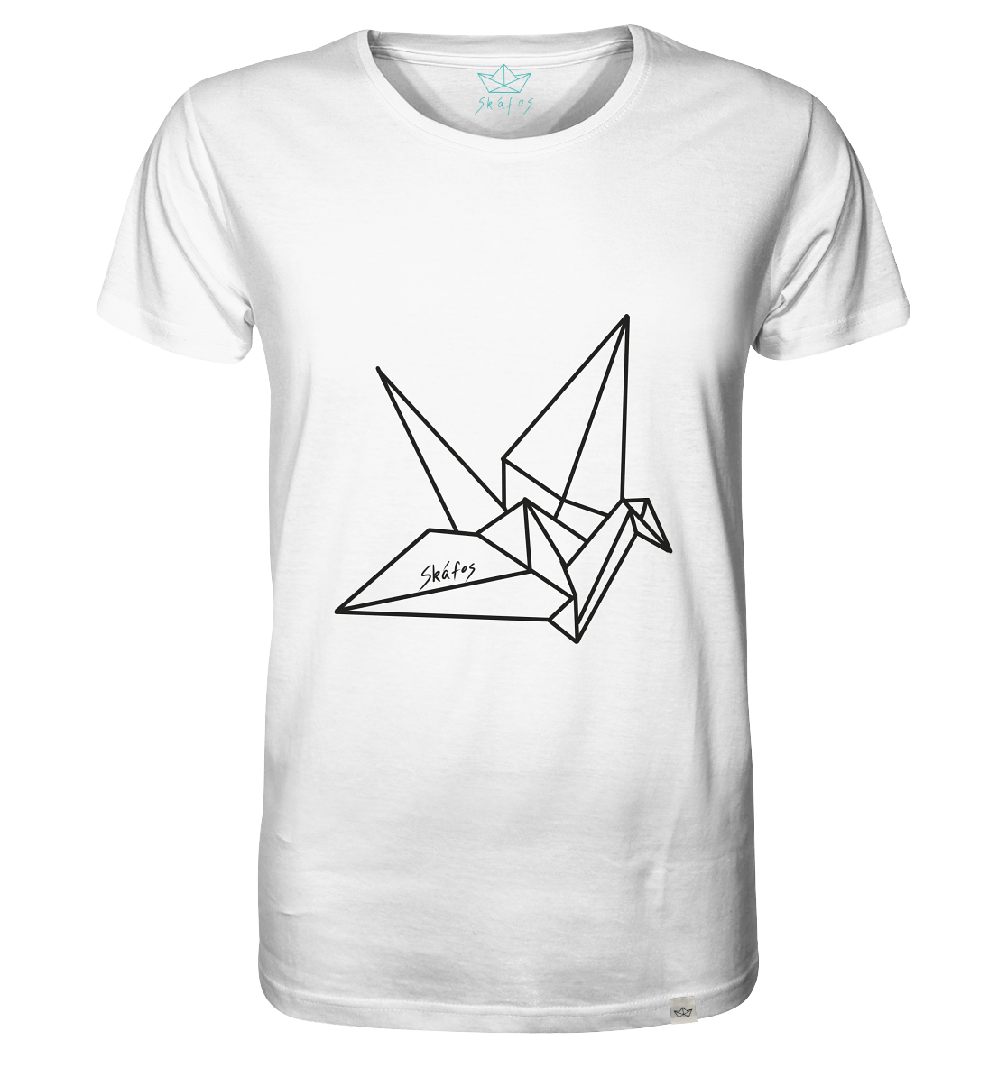Skáfos Origami Schwan T-Shirt